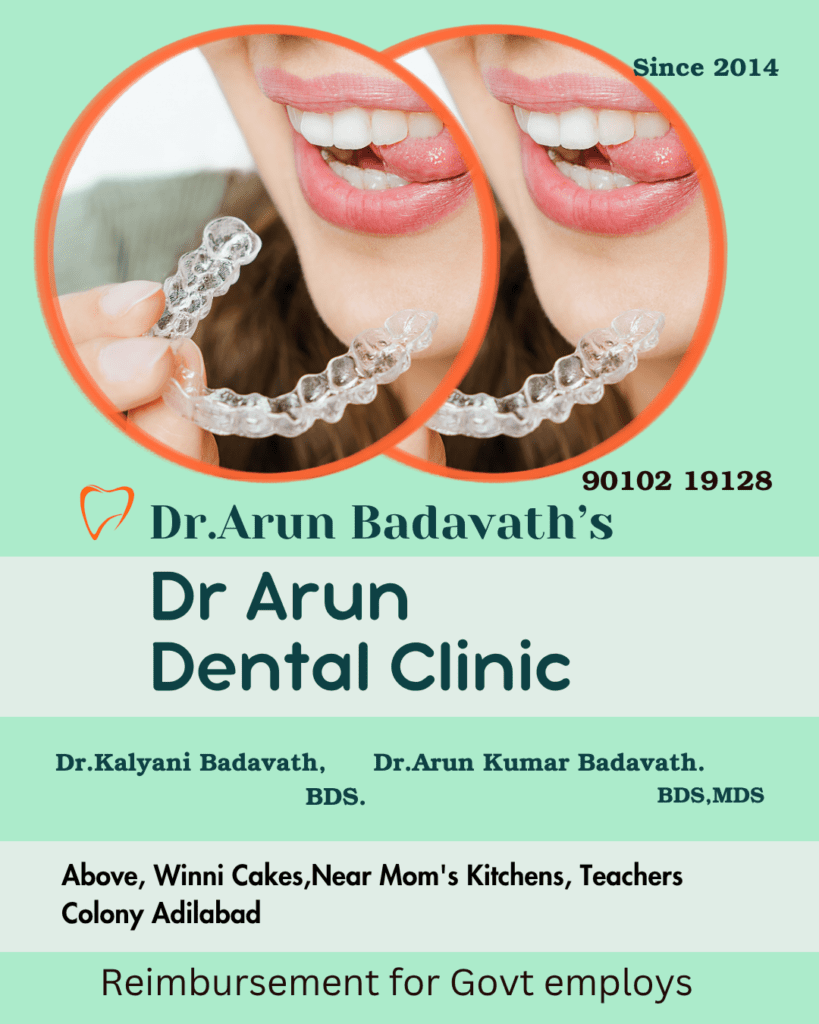 Invisalign & Clear Aligners in Adilabad | Dr Arun Dental Clinic